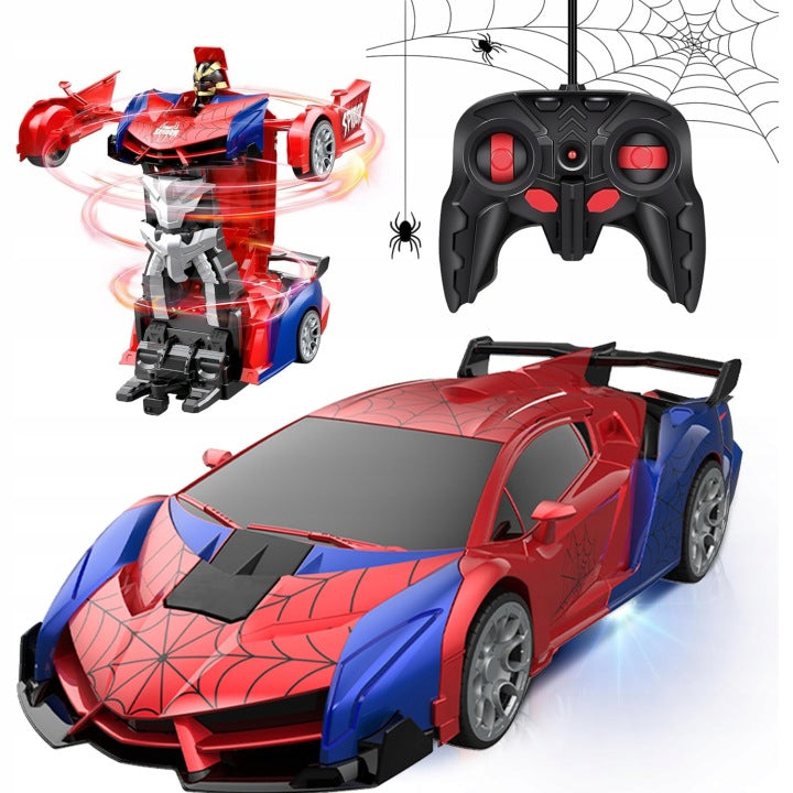 CAR ROBOT SPIDER REMOTE CONTROLLED R/C 2IN1 LIGHT SOUND