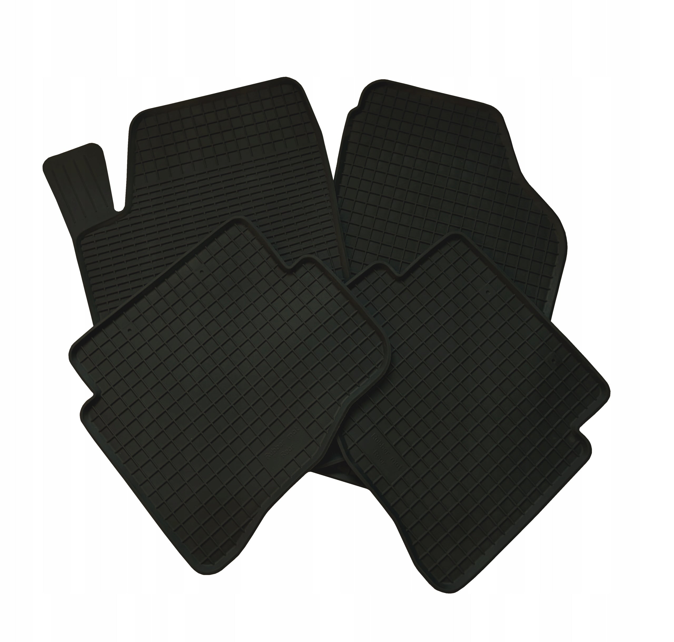 CAR RUG RUBBER LEFT TRAY DRIVER FIT - HIGH RIM EAN (GTIN) 5907207849416