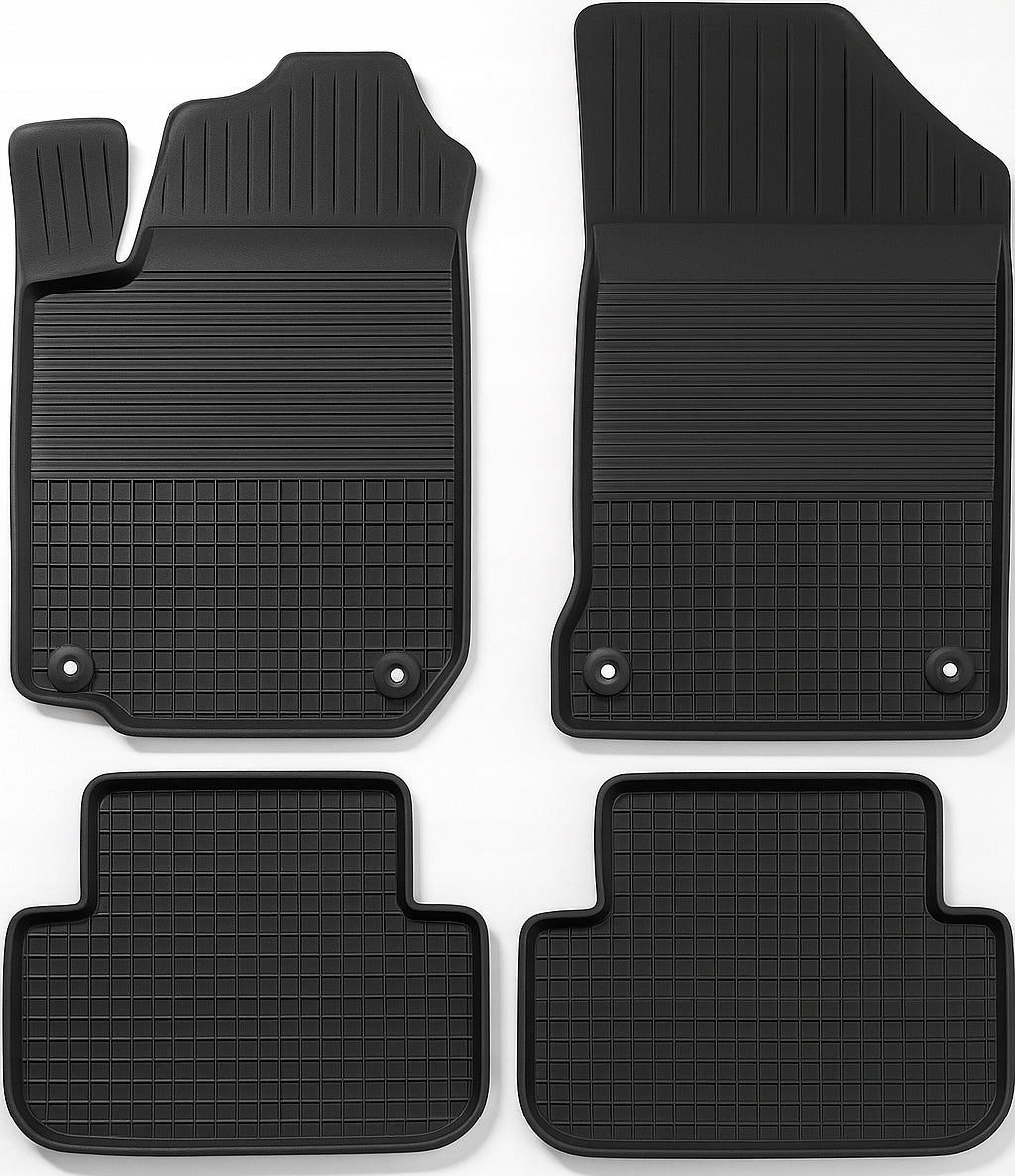 CAR RUGS RUBBER TROUGH SET 4cz TROUGH 2CM + STOPWATCHES