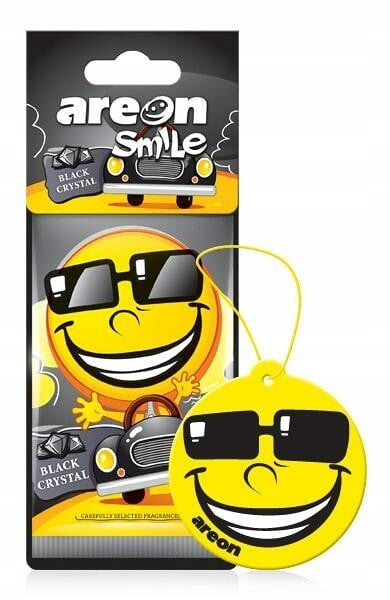 CAR SCENT PENDANT AREON DRY SMILE - Black Crystal