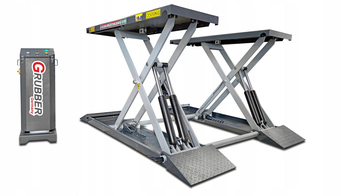 CAR SCISSOR LIFT 3.5 t HIGH 1.4 m MOBILE GRUBBER MT400EXL Manufacturer code PM35.14