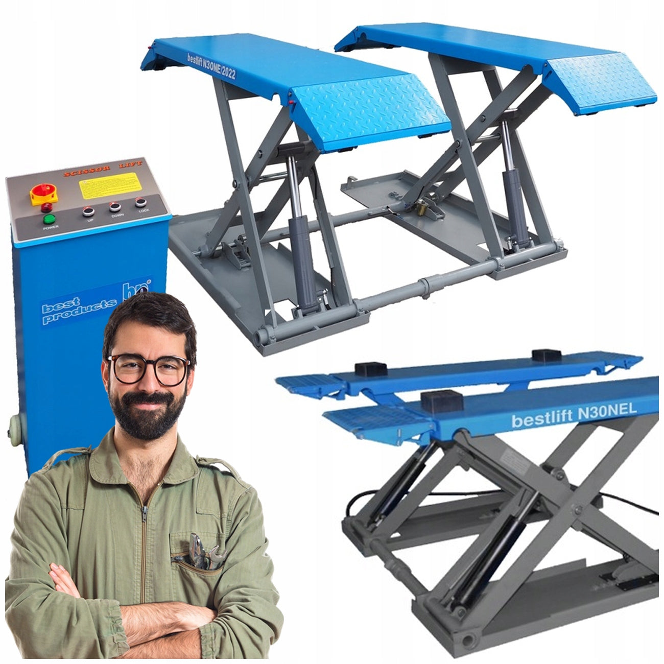 CAR SCISSOR LIFT MOBILE BESTLIFT N30NE-L 120cm