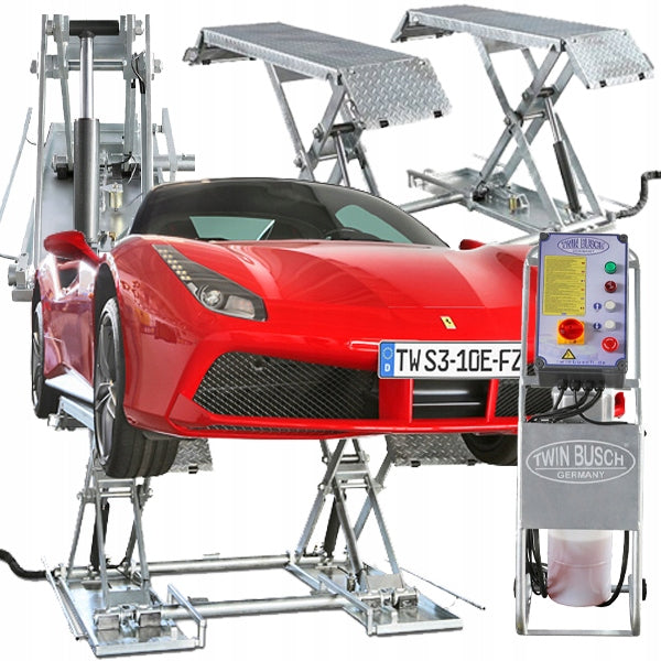 CAR SCISSOR LIFT WHOLE GALVANIZED TW S3-10E-FZ OUTDOOR