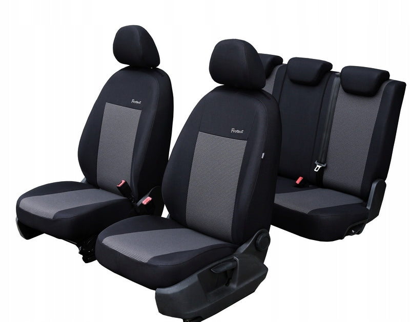 CAR SEAT COVERS UNIWER. SET FRONT REAR AIRBAG POLISH Packaging status original