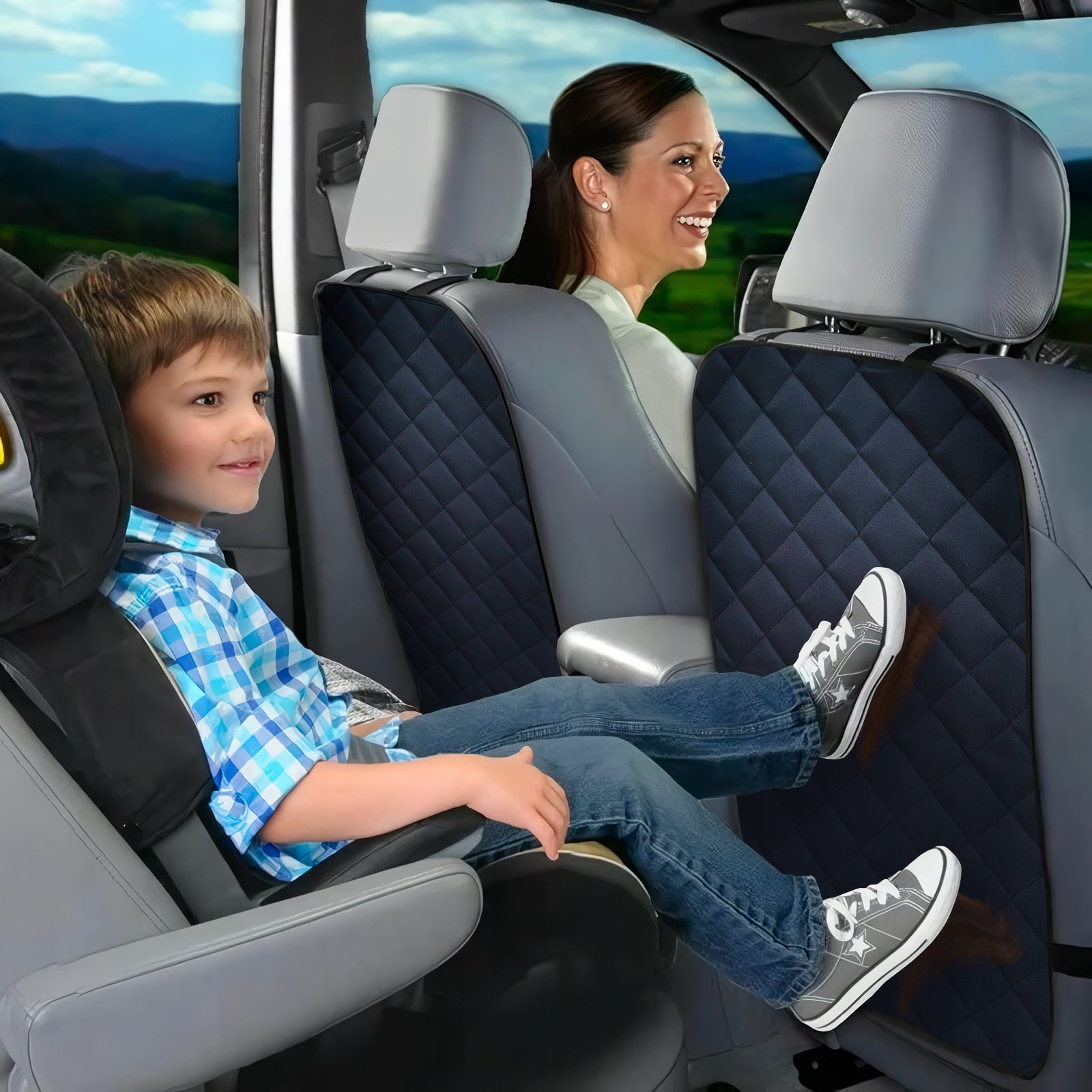 CAR SEAT REAR COVER Car Rear Seat Protector DIGGER Manufacturer code U001