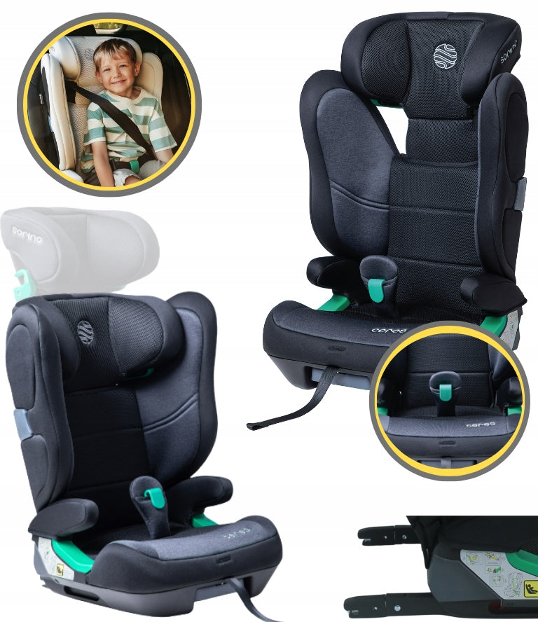 CAR SEAT SORINO CERES I-SIZE 100-150CM SAFETY TESTS