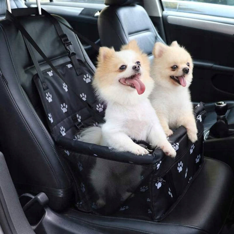 CAR SEAT TRANSPORTER CAT DOG MAT FOR PET CAR Color black