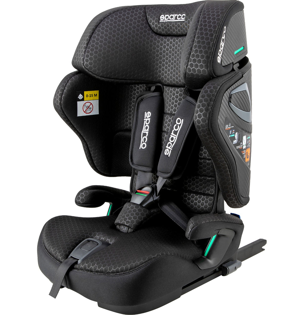 CAR SEAT i-SIZE ISOFIX SPARCO KIDS SK8000i 76-150 cm