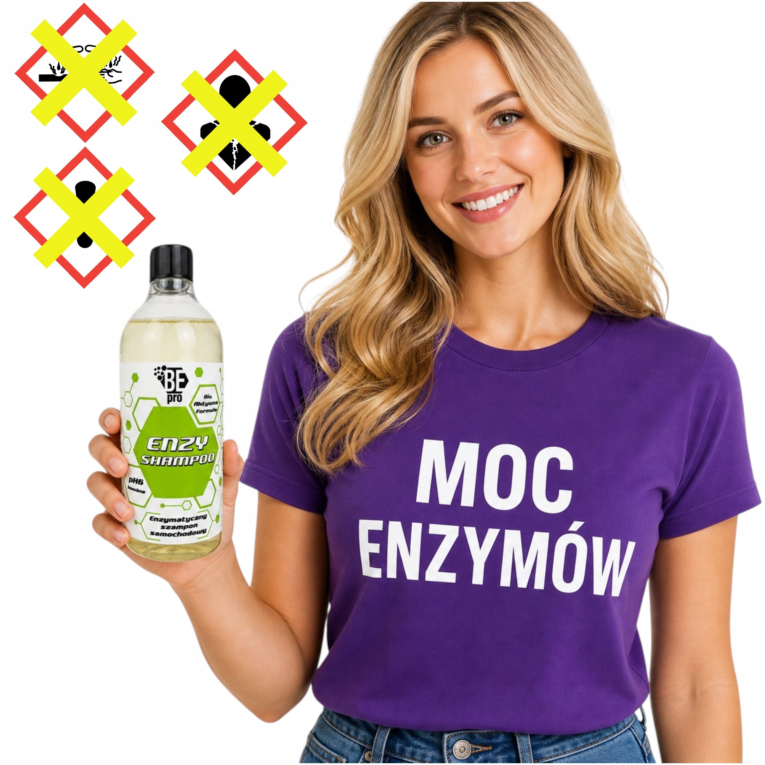 CAR SHAMPOO for washing vehicles Enzymatic Biodegradable 0,7L