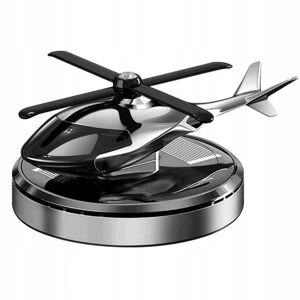 CAR SMELL SOLAR AIR FRESHENER ROTATING HELICOPTER GIFT Manufacturer's catalog number CR7938B