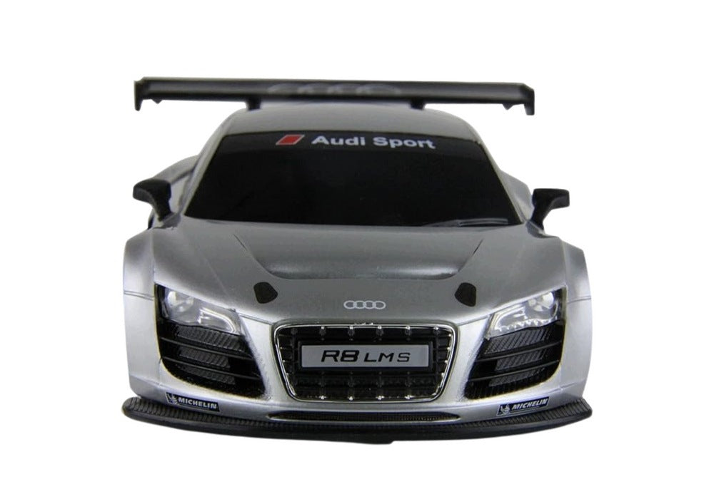 CAR SPORTS RACING CAR REMOTE CONTROLLED R/C AUDI R8 LMS SILVER Manufacturer code 20616-LT