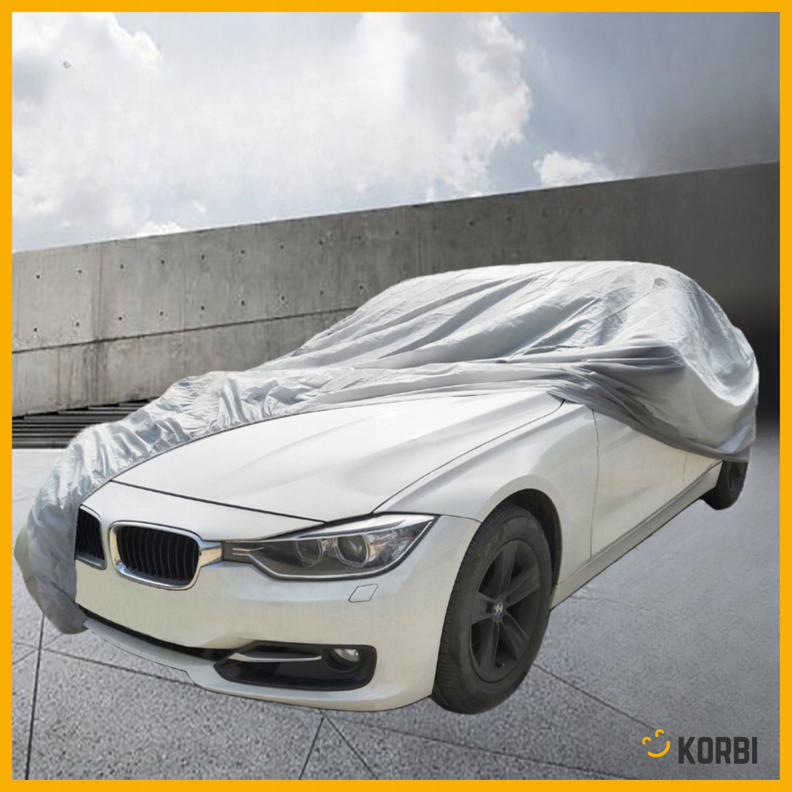 CAR TARPAULIN COVER SOLID LARGE WATERPROOF YEAR-ROUND XL Manufacturer's catalog number PLANDEKA NA SAMOCHÓD XL