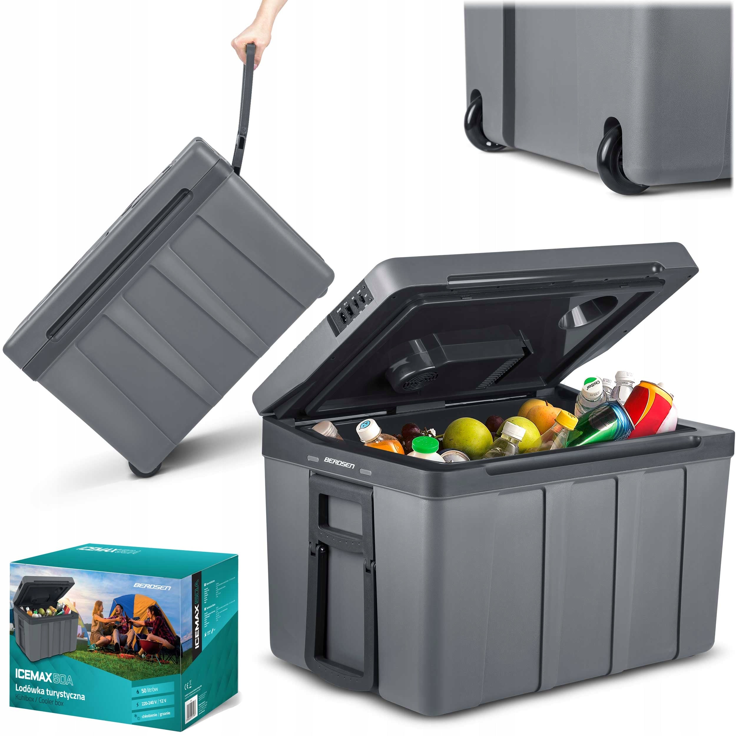 CAR TOURIST REFRIGERATOR 12V/230V USB 50L