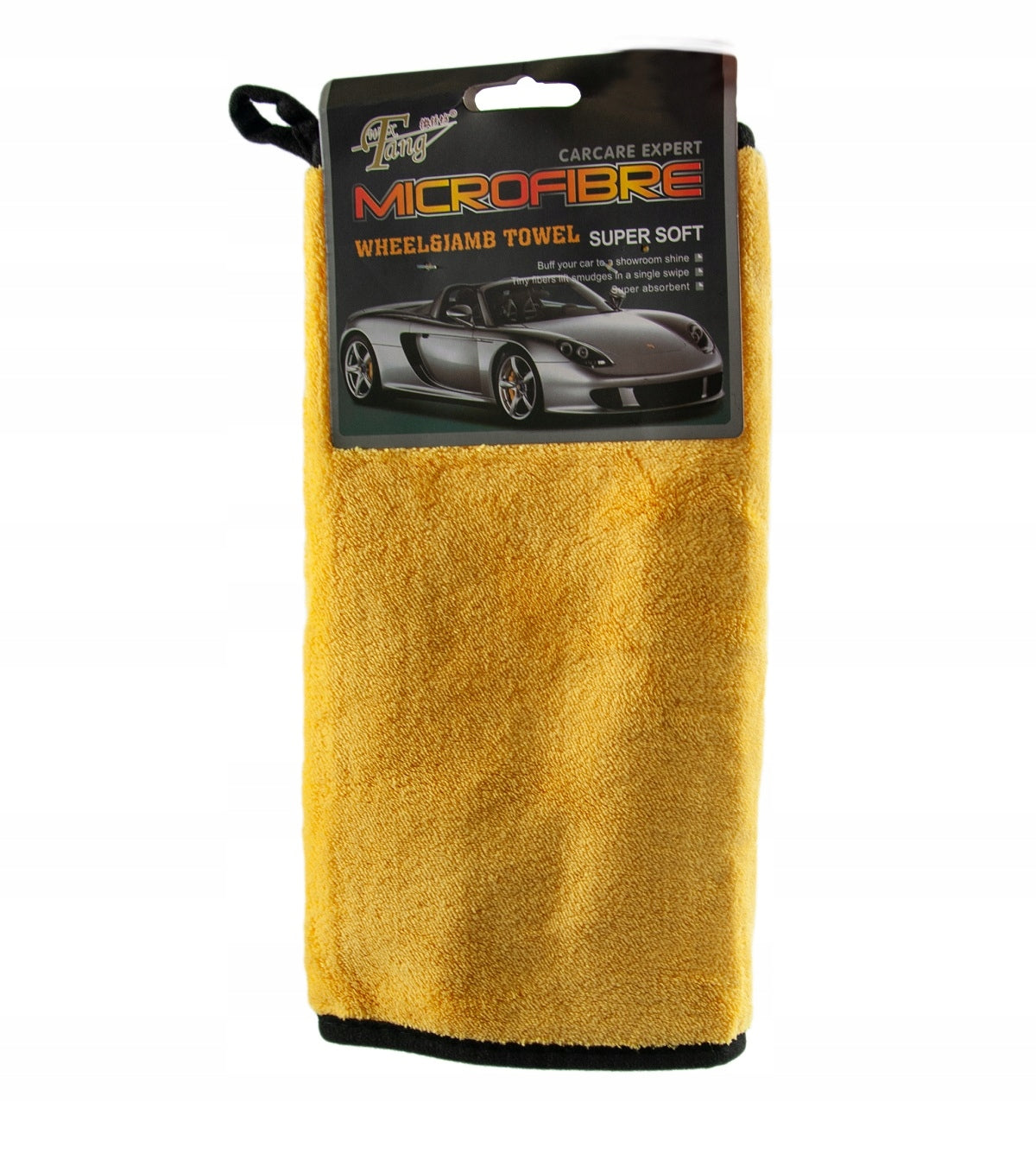CAR TOWEL MICROFIBER CLOTH DETAILING SOFT 30x60 YELLOW GREY Manufacturer code 68792
