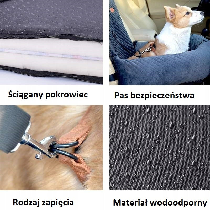CAR TRANSPORTER DOG SEAT Trade name FOTELIK MATA DO AUTA DLA PSA KOTA TRANSPORTER NA SIEDZENIE