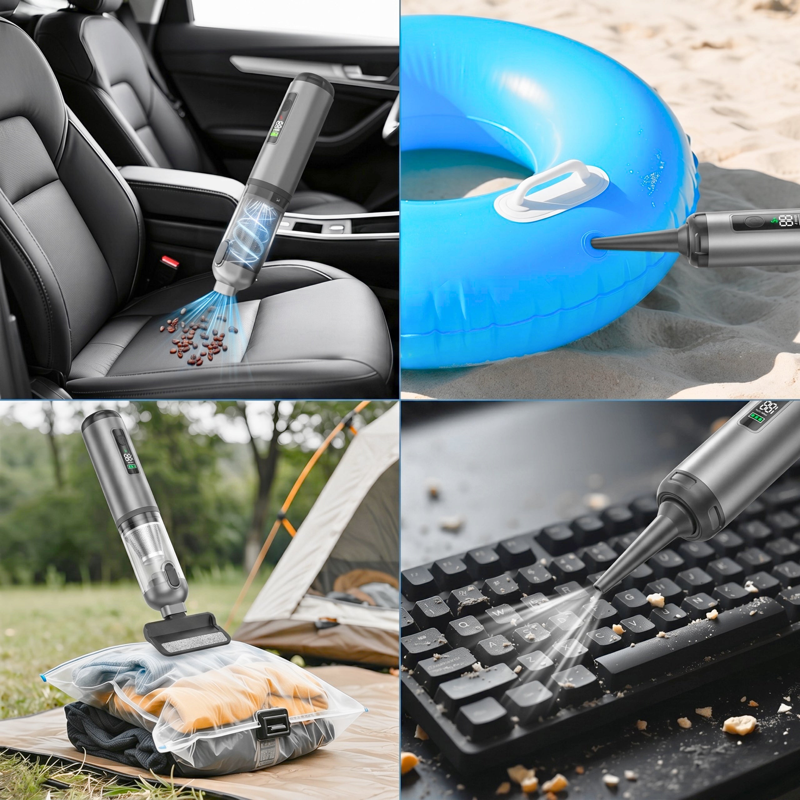 CAR VACUUM CLEANER CORDLESS HANDHELD 140W 18KPA CORDLESS POWERFUL Packaging status original