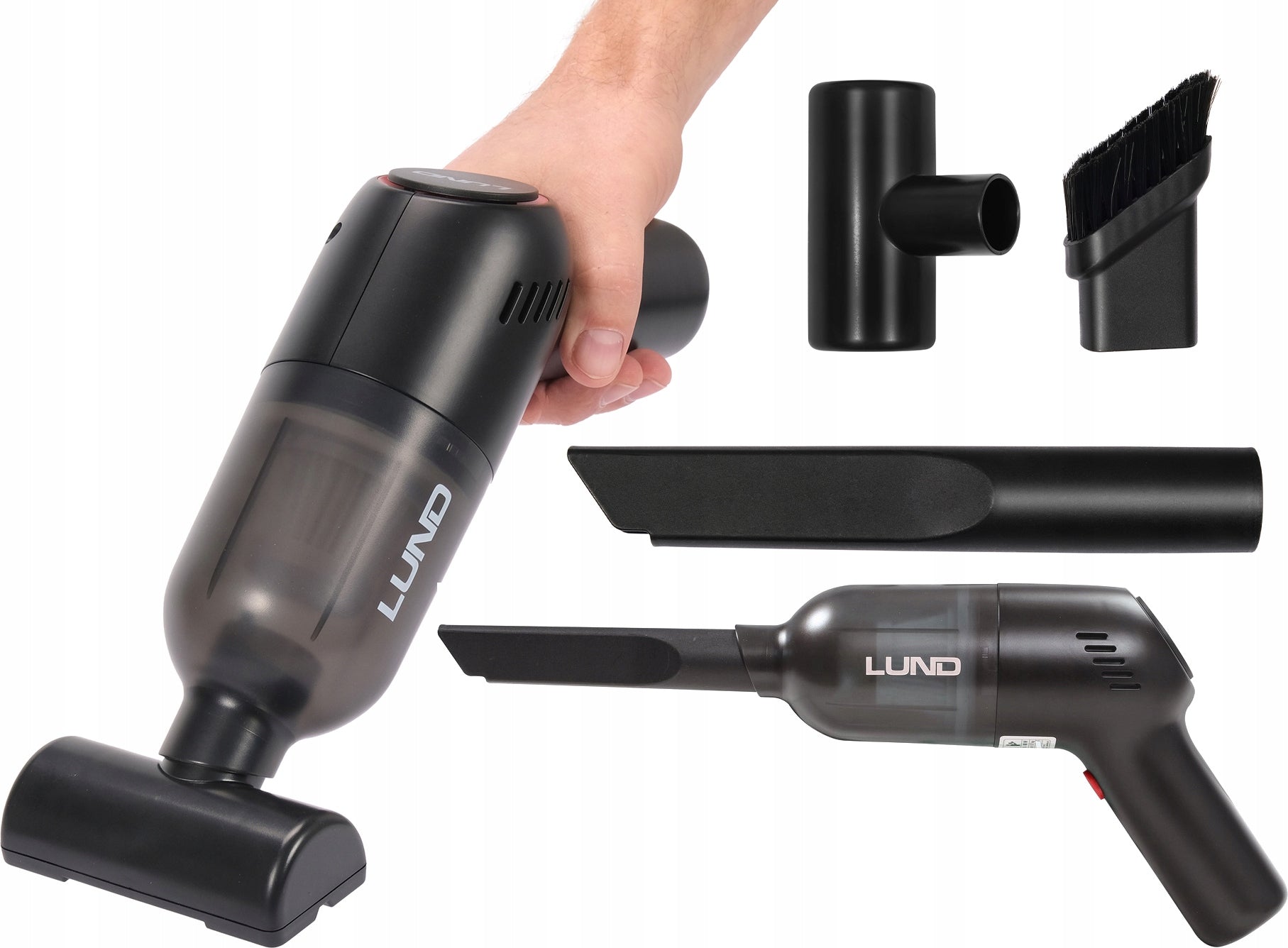 CAR VACUUM CLEANER CORDLESS HANDHELD HEPA 60W 4,5KPA 7,4V 4000MAH USB