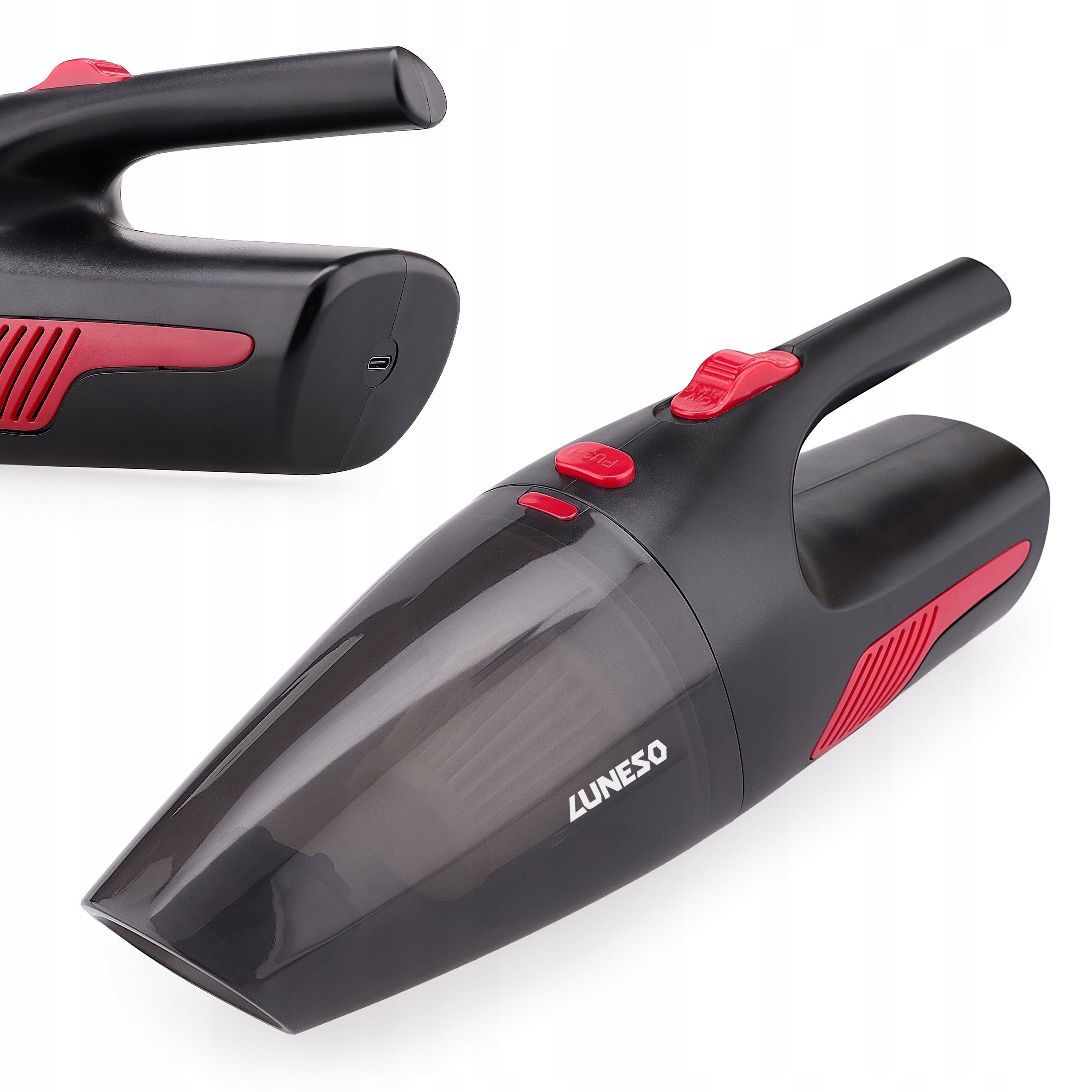 CAR VACUUM CLEANER Wireless Handheld VERY POWERFUL 120W hepa IMPROVED Power supply rechargeable battery