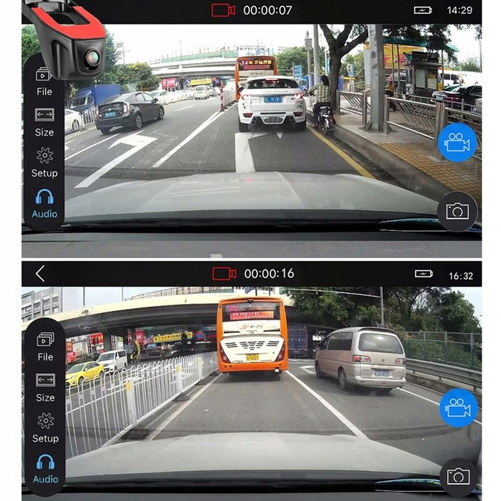 CAR VIDEO RECORDER FULL HD 1080P DRIVING CAMERA FRONT REAR ANDROID Manufacturer code FULL HD 1080P KAMERA JAZDY PRZÓD TYŁ ANDROID