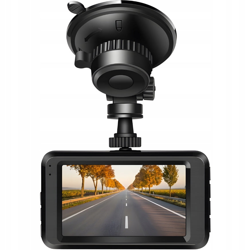 CAR VIDEO RECORDER + REVERSING CAMERA WITH 120° DASH CAM DISPLAY