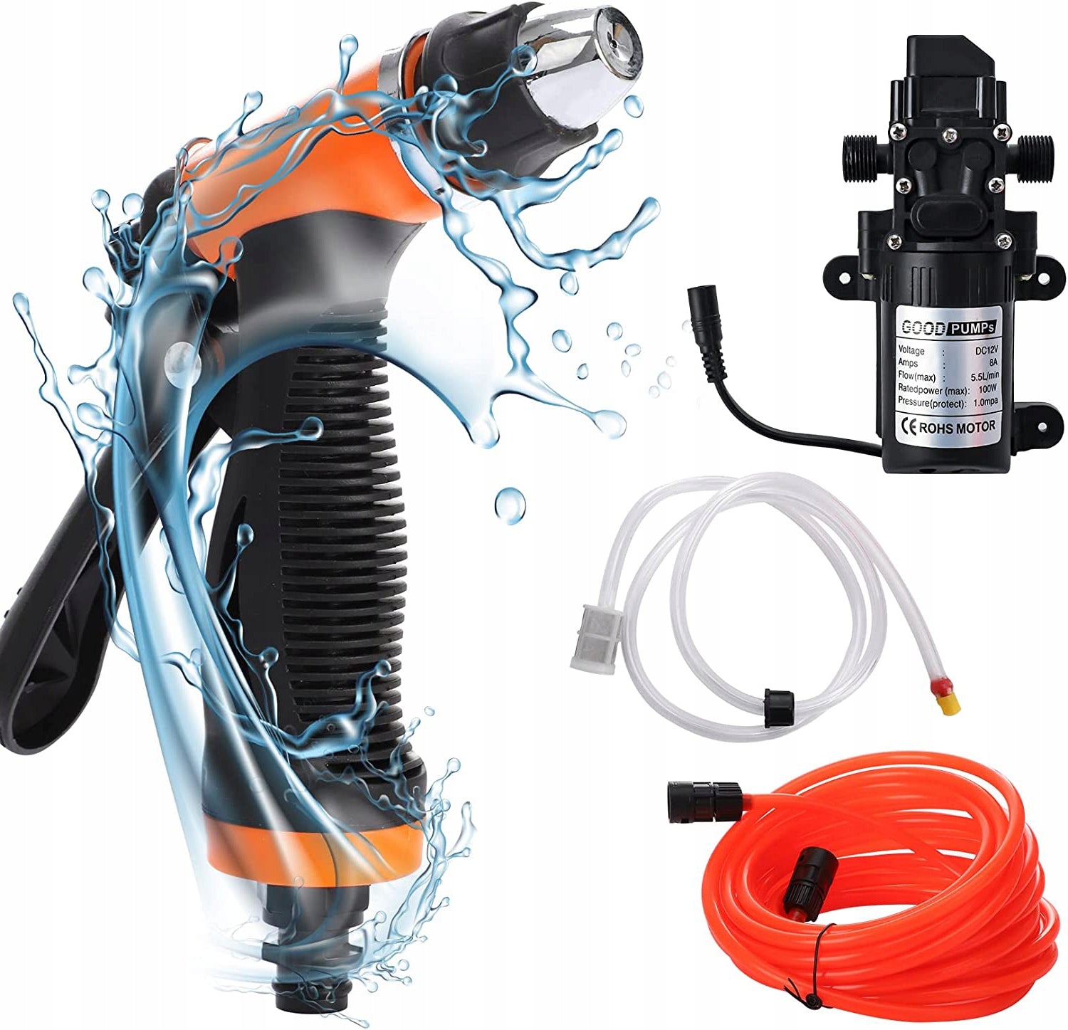 CAR WASH GUN ELECTRIC PUMP 12V