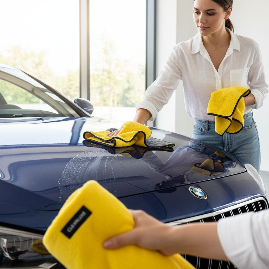 CAR WASH TOWEL DEHUMIDIFYING CAR WASH PAINT 60X90 800GSM Packaging status original