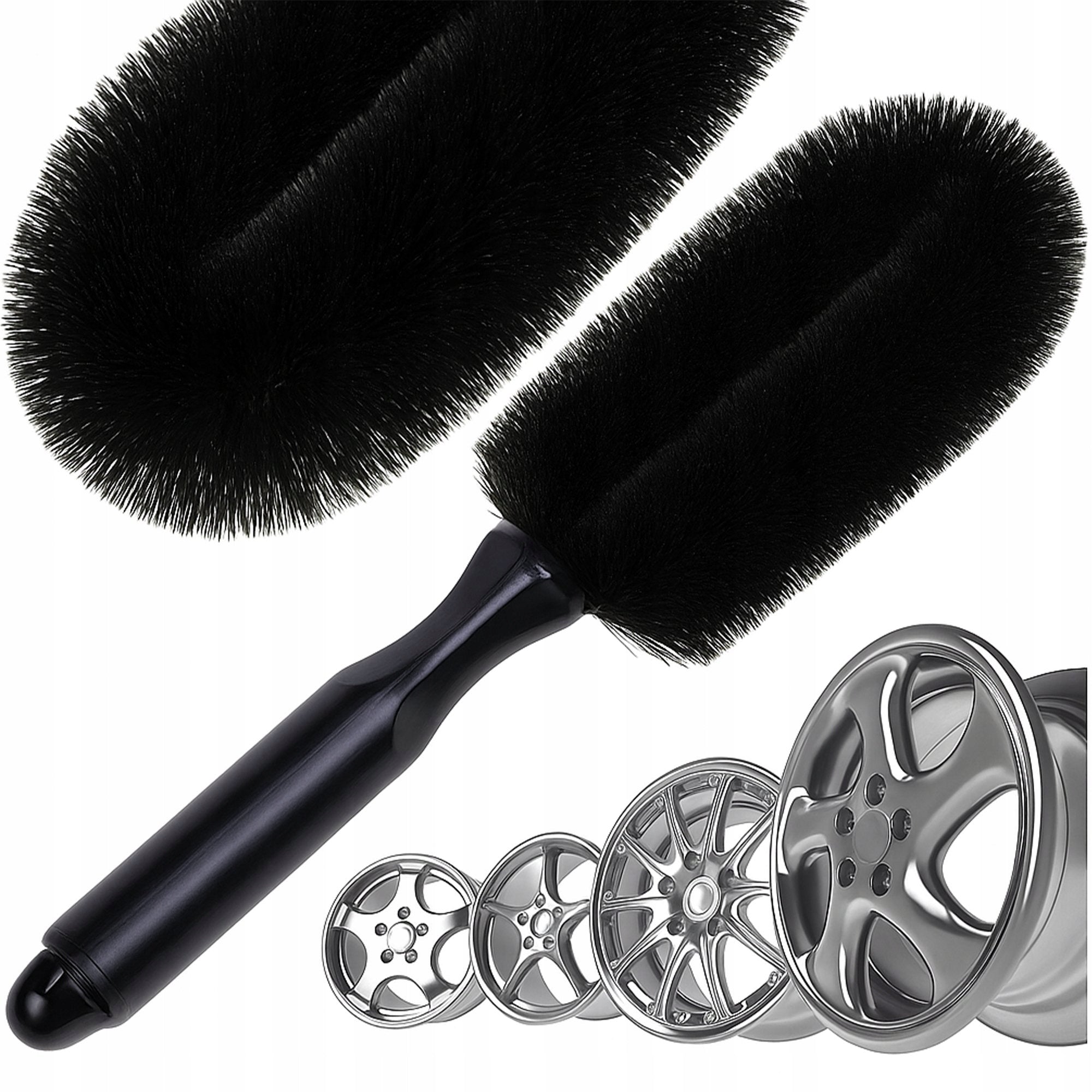 CAR WHEEL CAP RIM WASH BRUSH CAR WHEEL CLEANING