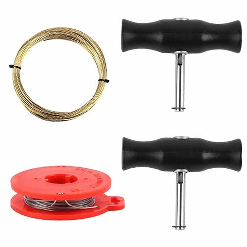 CAR WINDOW TOOL CUTTING WIRE SET WORKSHOP 4 PCS STEEL
