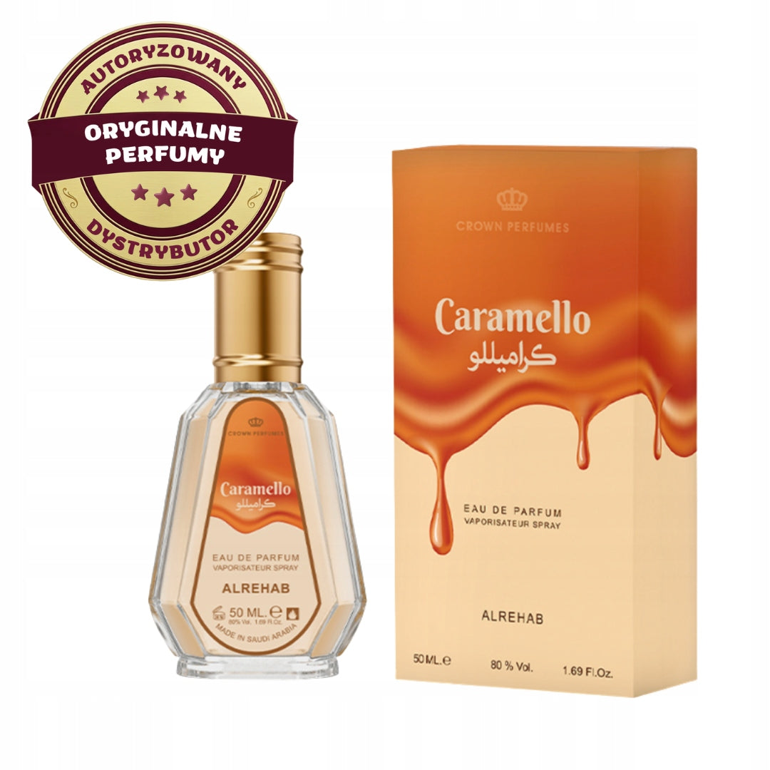 CARAMELLO PERFUME ARABIC SWEET CARAMEL POWDER NUT 50 ml AL REHAB