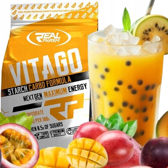 CARBO CARBOHYDRATES vitargo energy Real Pharm Vita GO 1000g MANGO PASSION FRUIT