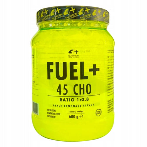 CARBOHYDRATE ISOTONIC FUEL+ 45 CHO 600g ELECTROLYTE ENERGY 4+ NUTRITION Expiration date at least six months from the date of purchase