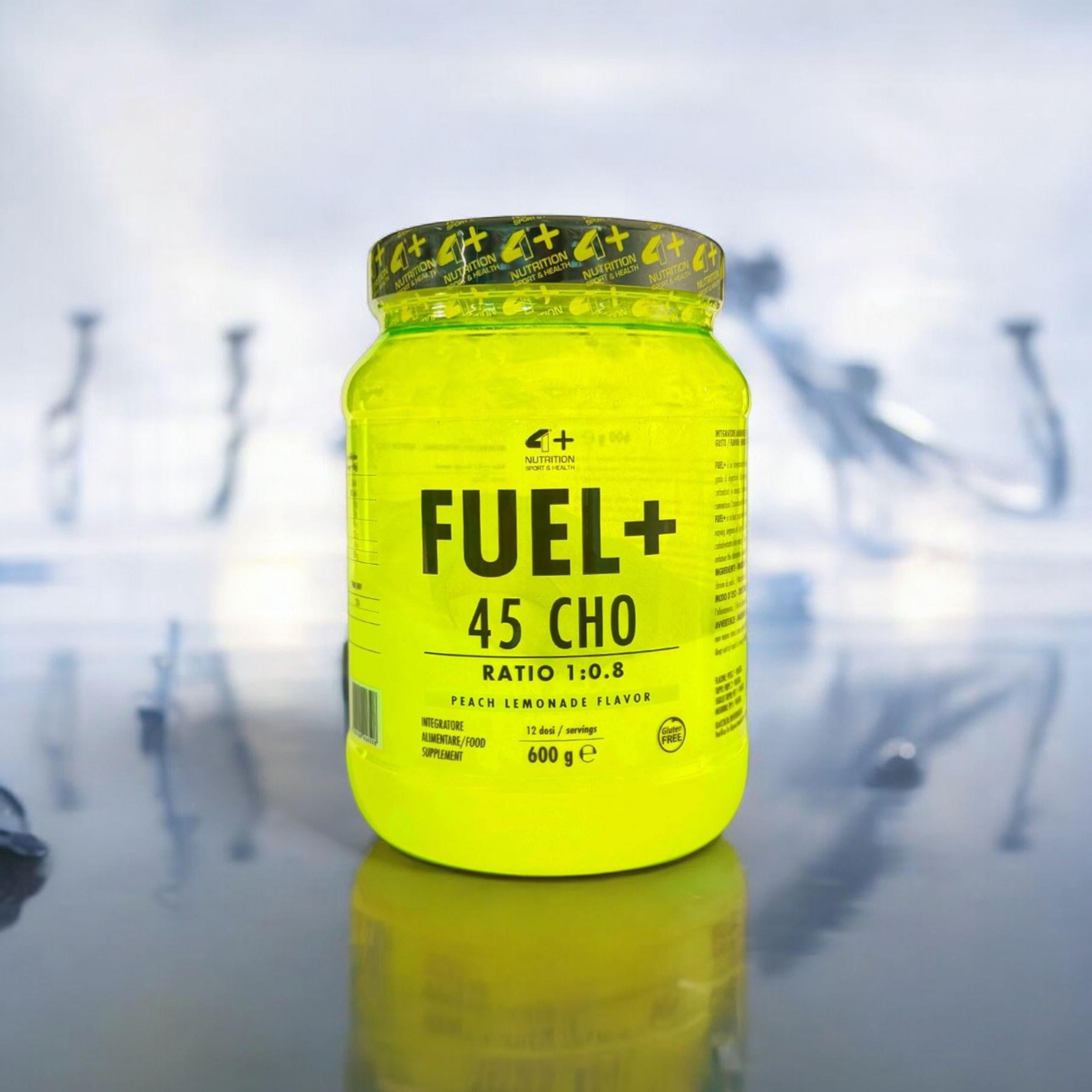 CARBOHYDRATE ISOTONIC FUEL+ 45 CHO 600g ELECTROLYTE ENERGY 4+ NUTRITION Packaging status original