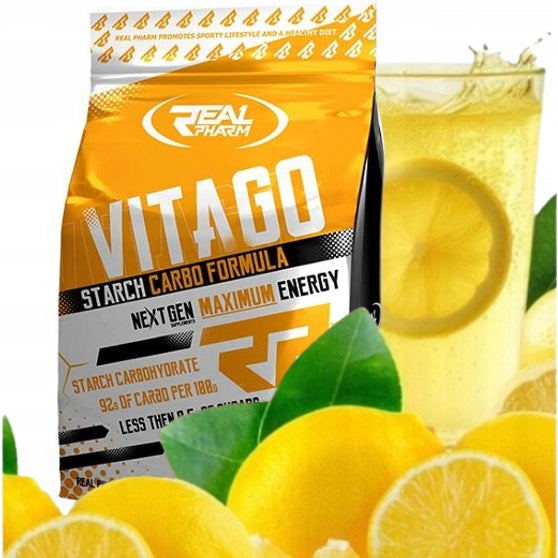 CARBOHYDRATES CARBO energy vitargo Real Pharm Vita GO 1000g LEMON