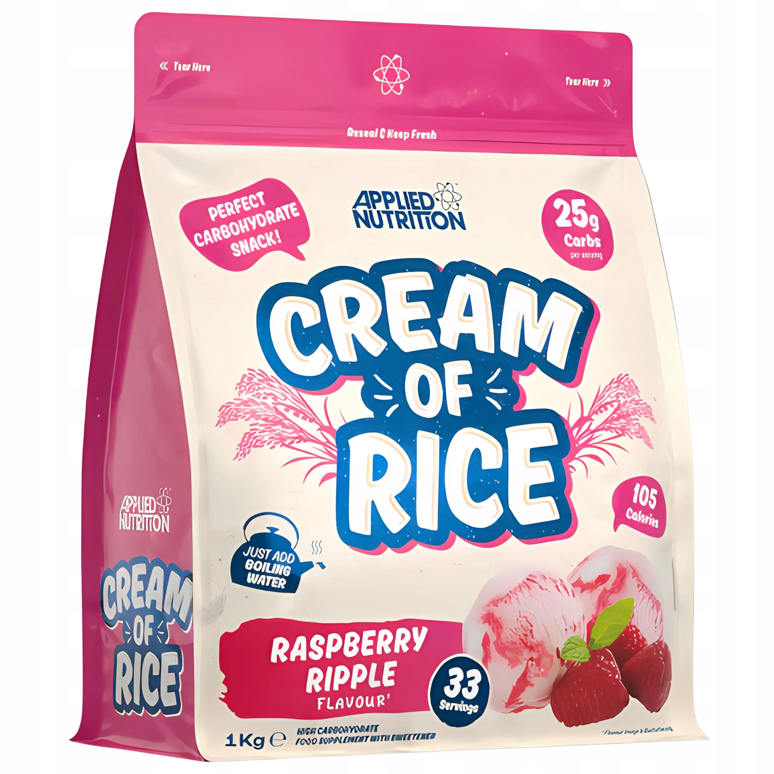 CARBOHYDRATES CREAM OF RICE APPLIED NUTRITION RICE GRUEL ENERGY STRENGTH 1 KG