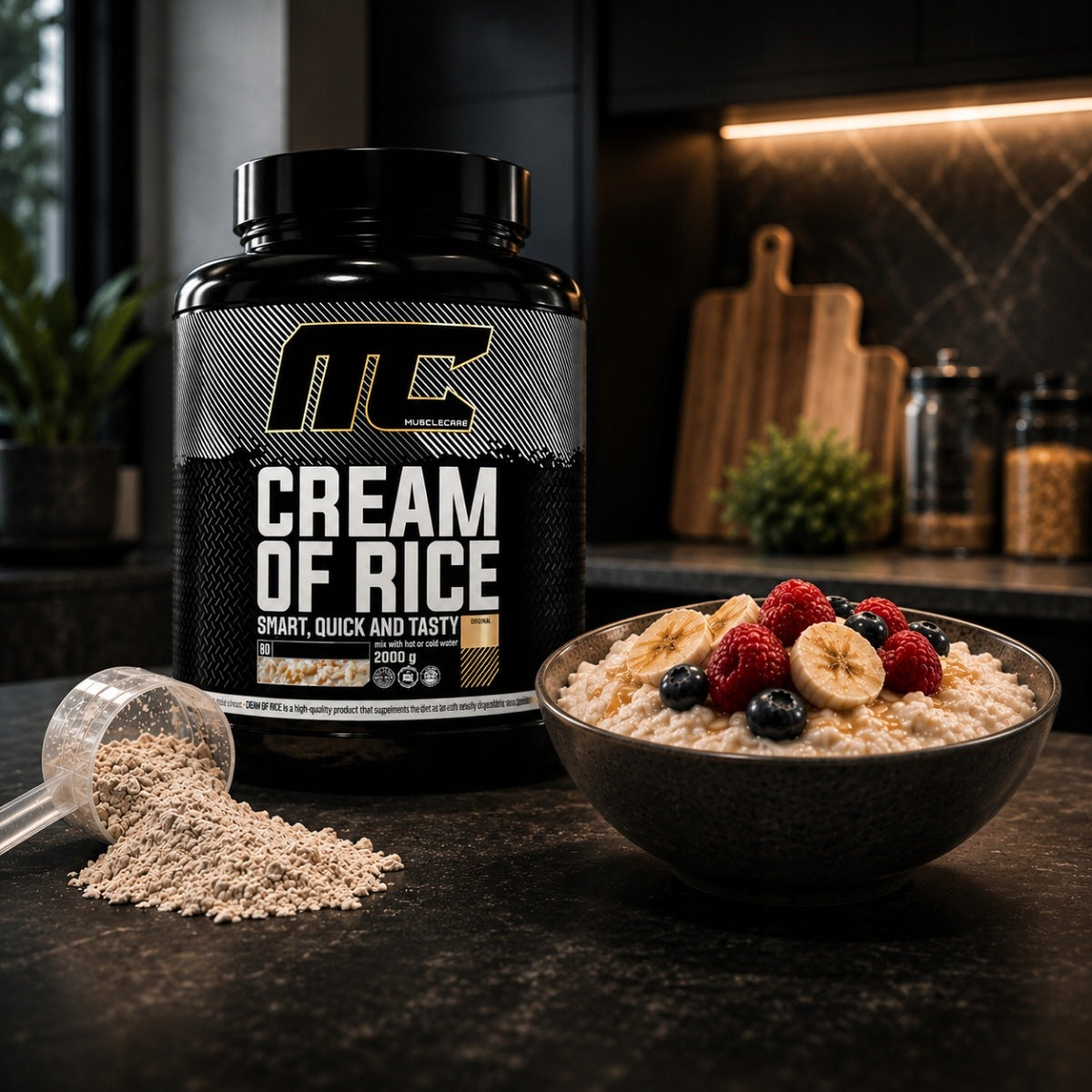 CARBOHYDRATES Muscle Care Cream from Rice - 2000g Vanilla CARBO Brand Muscle Care