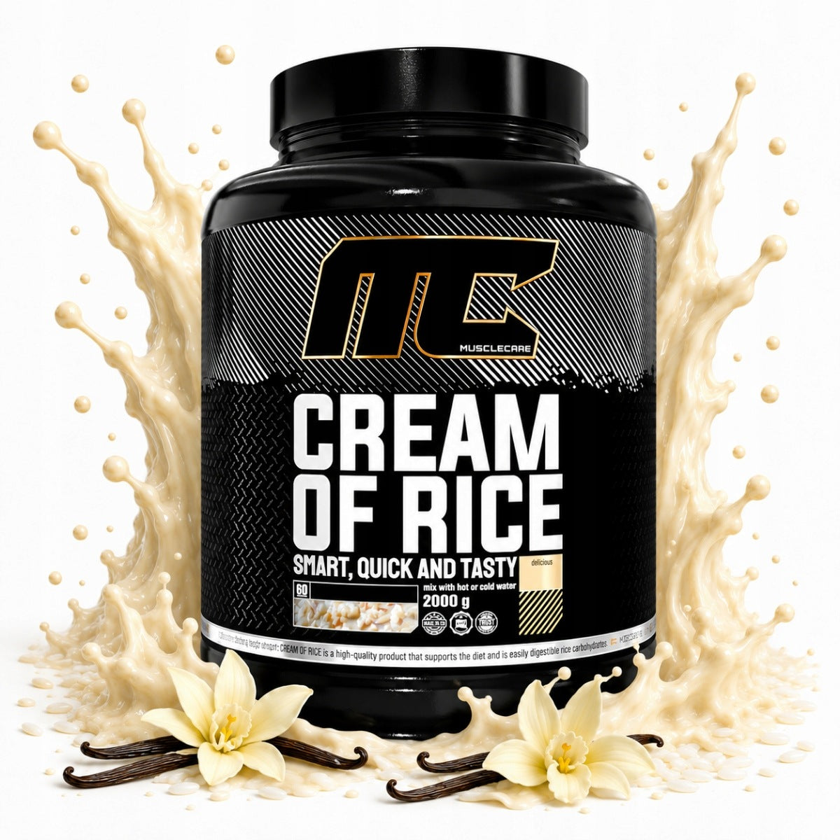 CARBOHYDRATES Muscle Care Cream from Rice - 2000g Vanilla CARBO