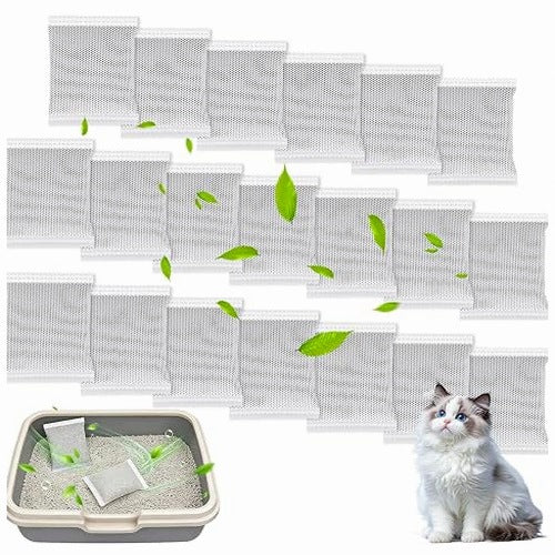 CARBON BAGS FOR LITTER BOX FILTER ACTIVE ODOR ABSORBER FOR CATS