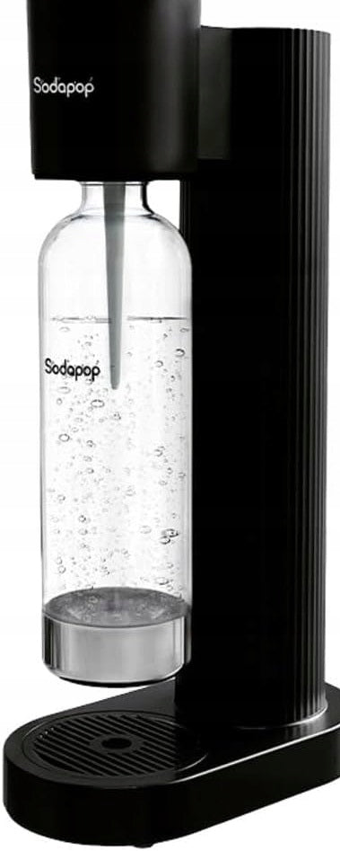 CARBONATED WATER SATURATOR BLACK 1 BOTTLE PET NON-CURRENT STYLISH COMPACT