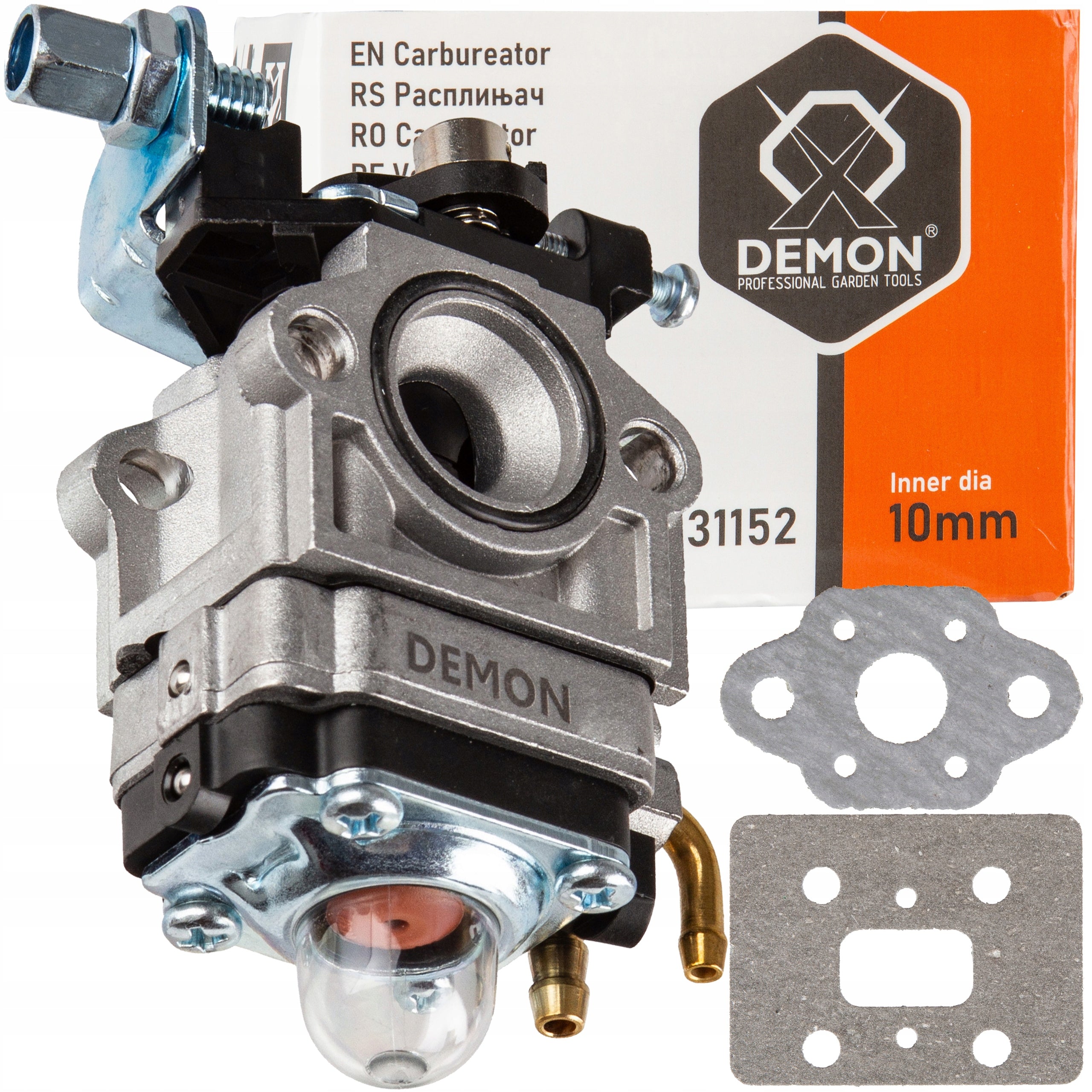 CARBURETOR VICTUS DEMON NAC CG260B BP325CA 10MM + gaskets