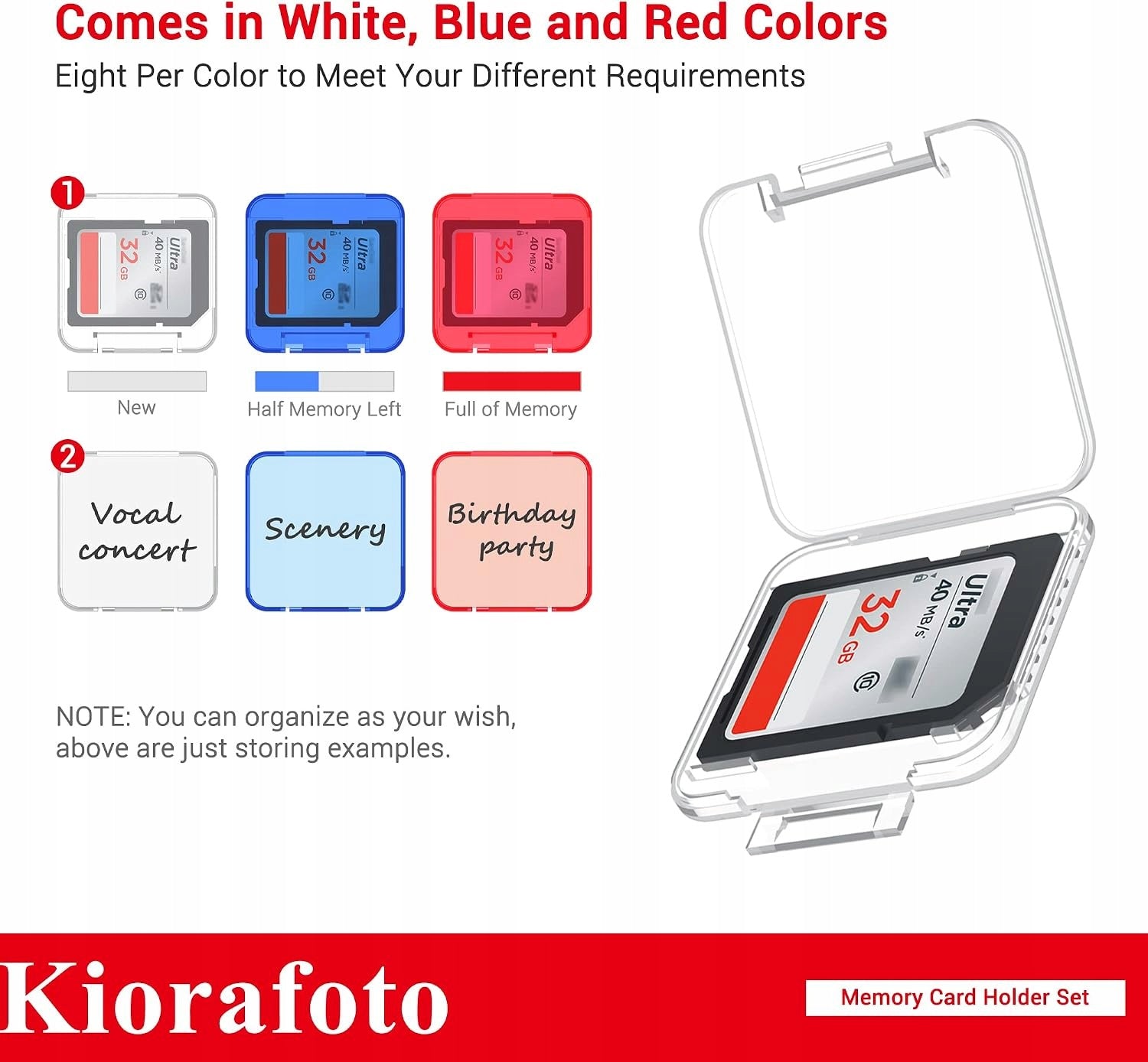 CARD CASE SD 24 PIECES MULTICOLOR STORAGE ORGANIZER Manufacturer no brand