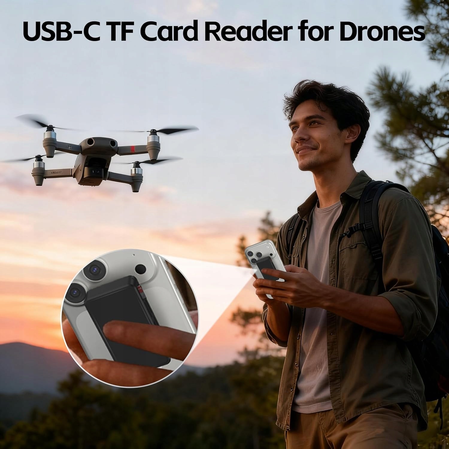 CARD READER 6IN1 USB-C USB-A SD CF MICRO SD MEMORY STICK Packaging status original