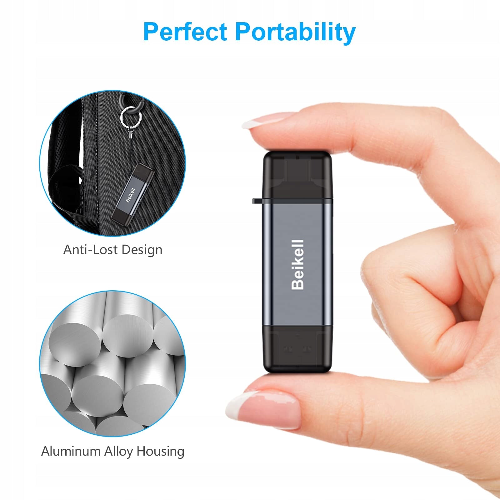 CARD READER SD CARD READER USB C BEIKELL USB 3.0 MEMORY CARD ADAPTER