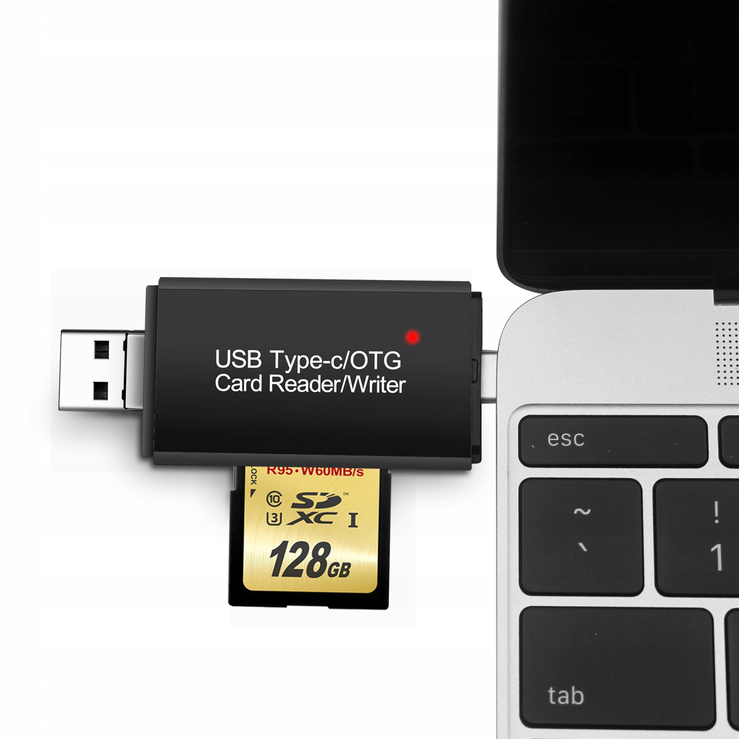 CARD READER SD MEMORY USB 3.0 USB-C MICROSD ADAPTER SDHC TF HUB 5IN1 Packaging status original