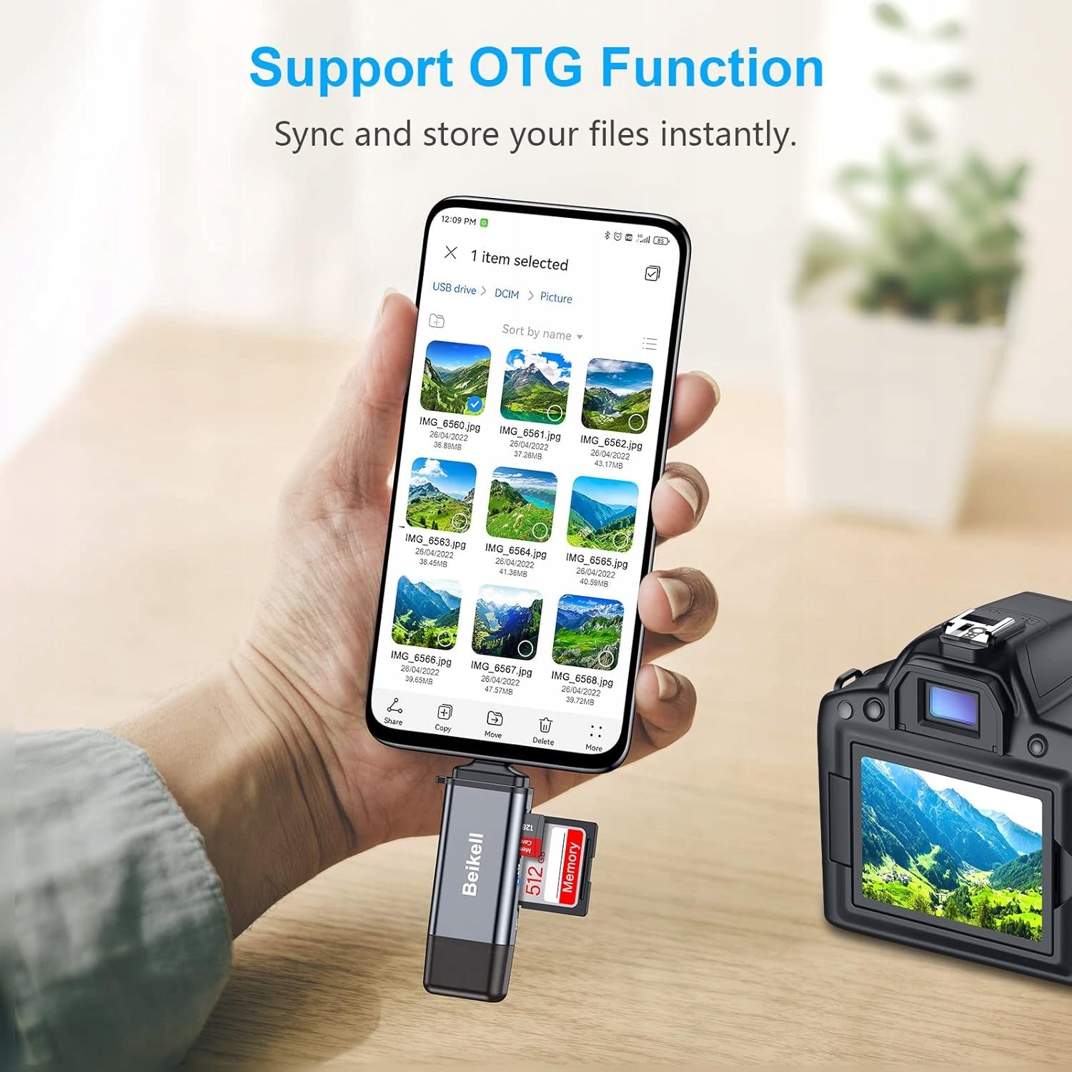 CARD READER SD MICRO SD USB-C USB 3.0 5 GB/S OTG Manufacturer code 5905064960848