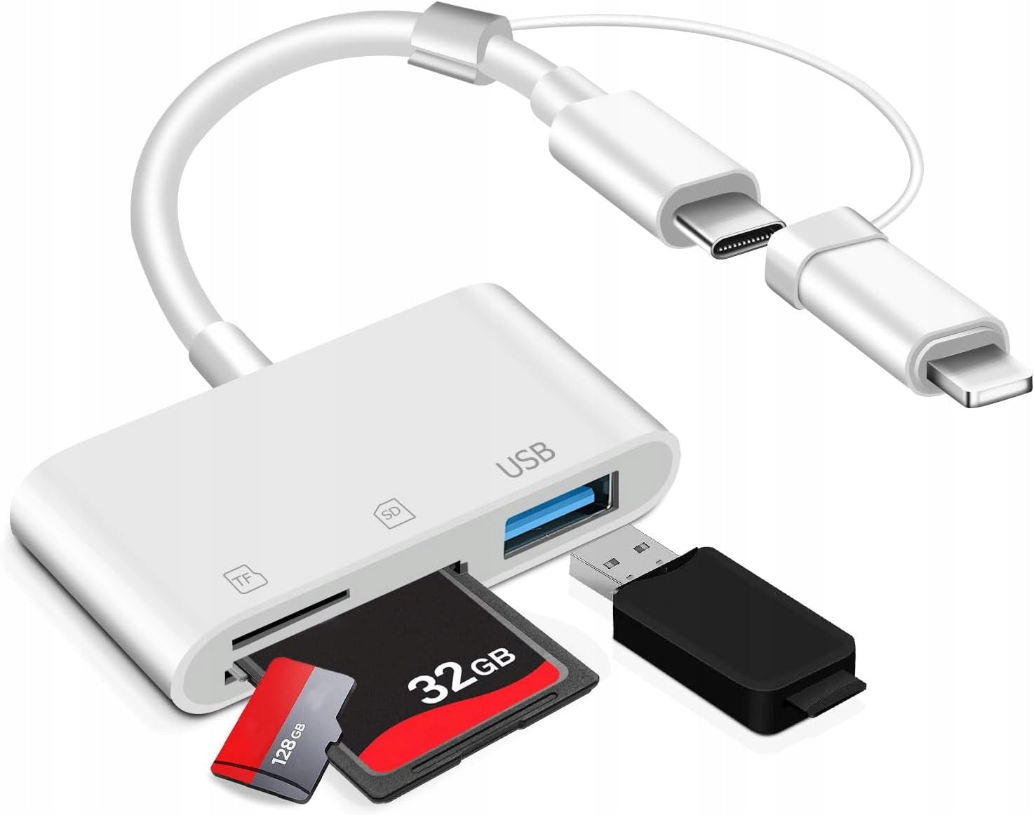 CARD READER SD USB-C 3IN1 FOR IPHONE IPAD ADAPTER OTG