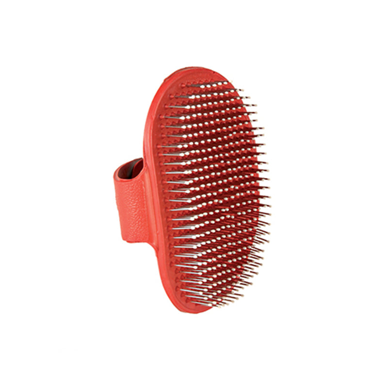 CARDED RUBBER DOG BRUSH ADJUSTABLE
