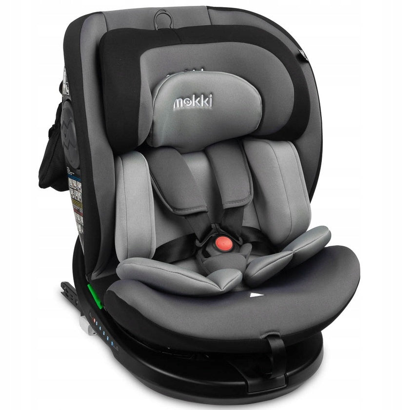 CARETERO SWIVEL CAR SEAT FROM 40-150 CM MOCHA 360 AND SIZE ISOFIX