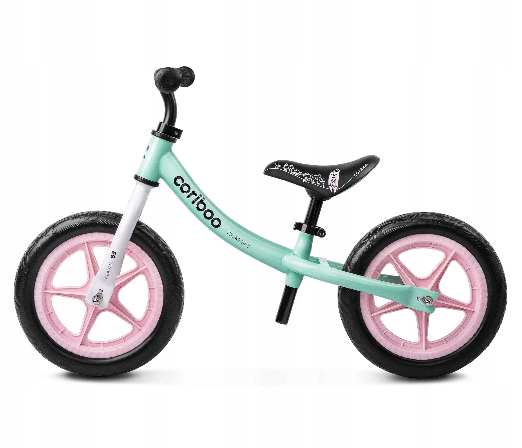 CARIBOO CLASSIC balance bike for girls Manufacturer code CA-CS-MP