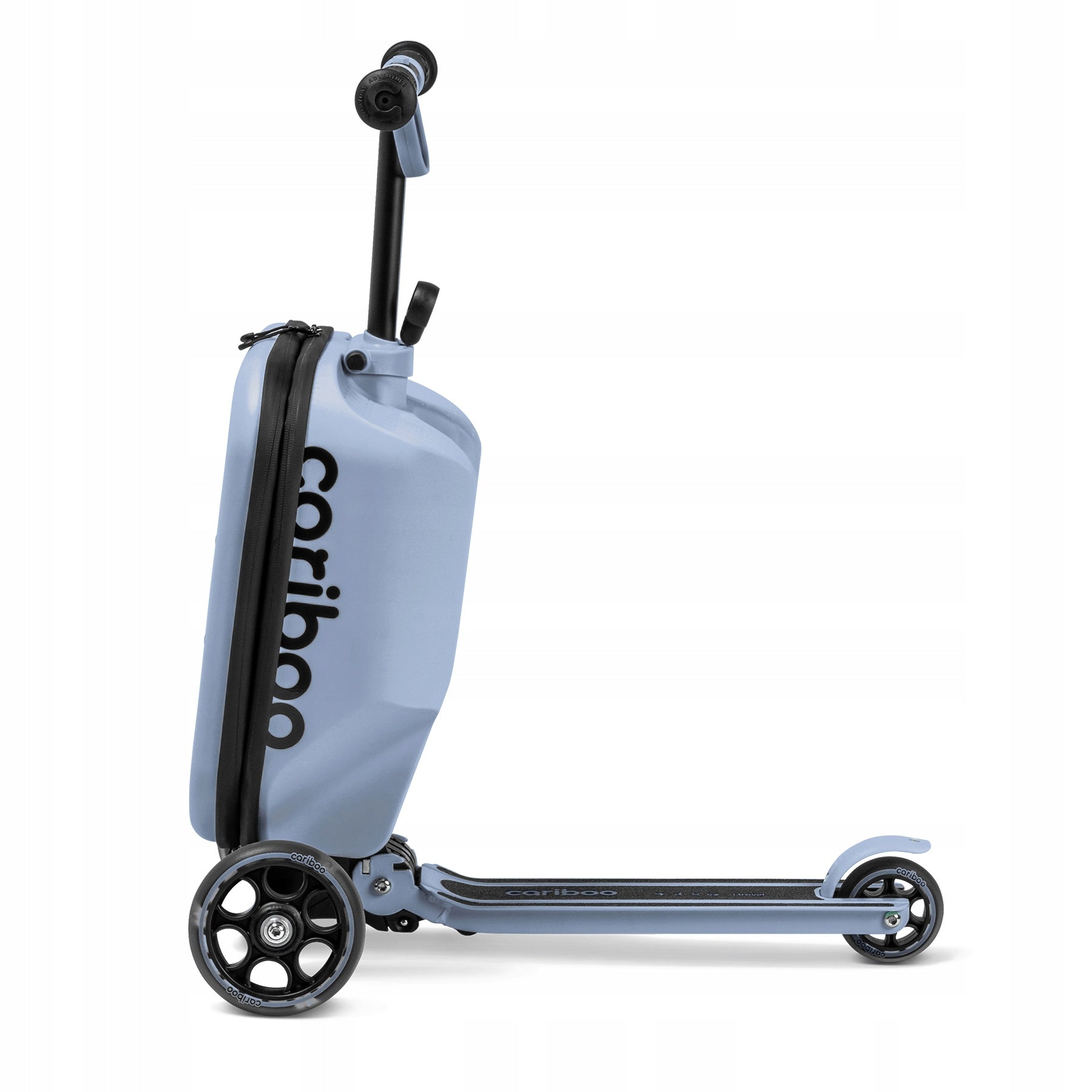 CARIBOO iTRAVEL three-wheeled scooter and 2-in-1 cabin suitcase for children Brake yes
