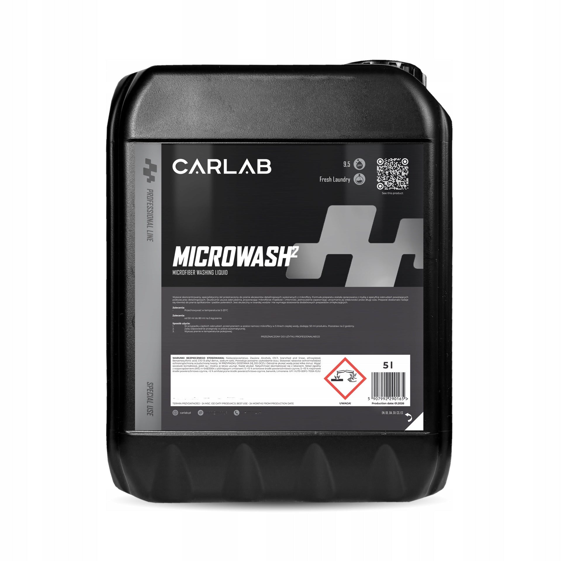 CARLAB PRO MICROWASH2 0,75L microfiber washing liquid Manufacturer Carlab